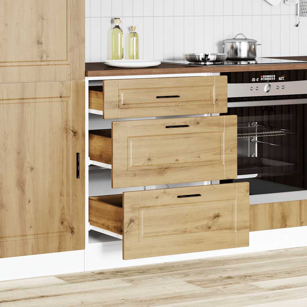 Kitchen Base Cabinet Porto Artisan Oak Engineered Wood