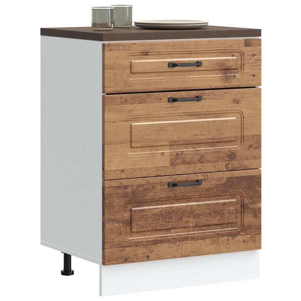 Kitchen Base Cabinet Kalmar Old Wood Engineered Wood