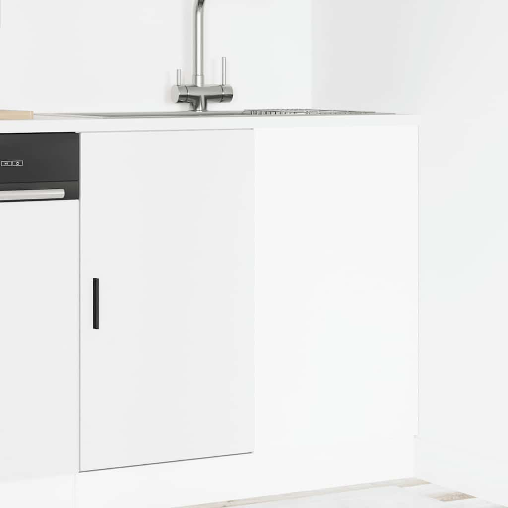 Sink Base Cabinet White Engineered Wood