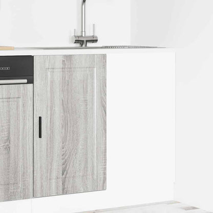 Kitchen Base Cabinet Porto Grey Sonoma Engineered Wood