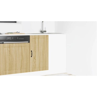 Sink Base Cabinet Lucca Sonoma Oak Engineered Wood