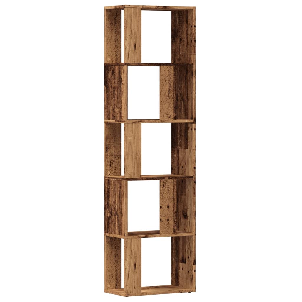 Book Cabinet Old Wood 45x24x159 cm Engineered Wood