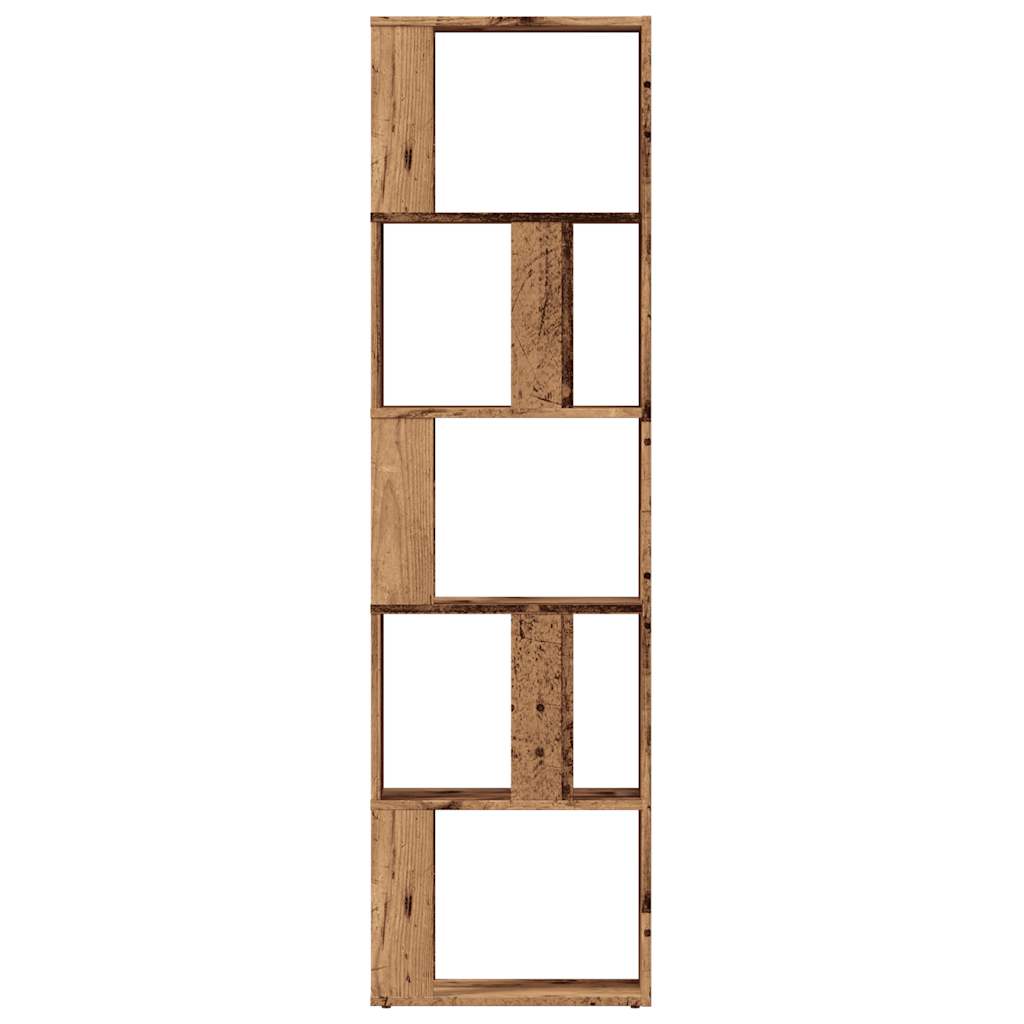 Book Cabinet Old Wood 45x24x159 cm Engineered Wood