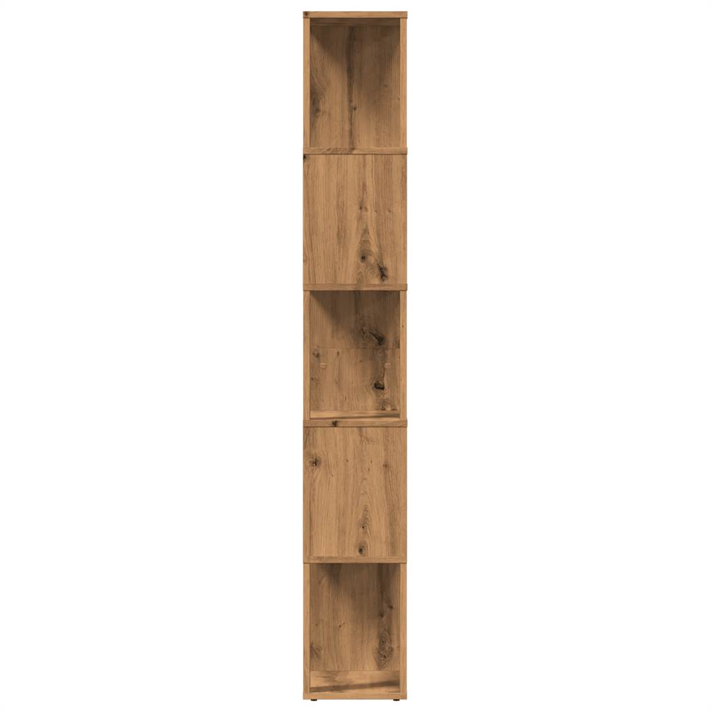 Book Cabinet Artisan Oak 45x24x159 cm Engineered Wood