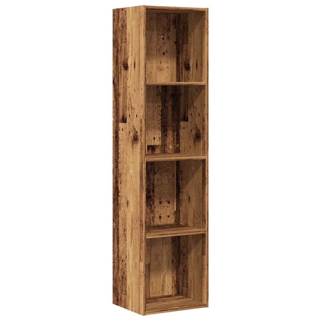 Book Cabinet/TV Cabinet Old Wood 36x30x143cm Engineered Wood