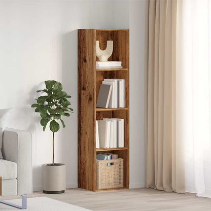 Book Cabinet/TV Cabinet Old Wood 36x30x143cm Engineered Wood