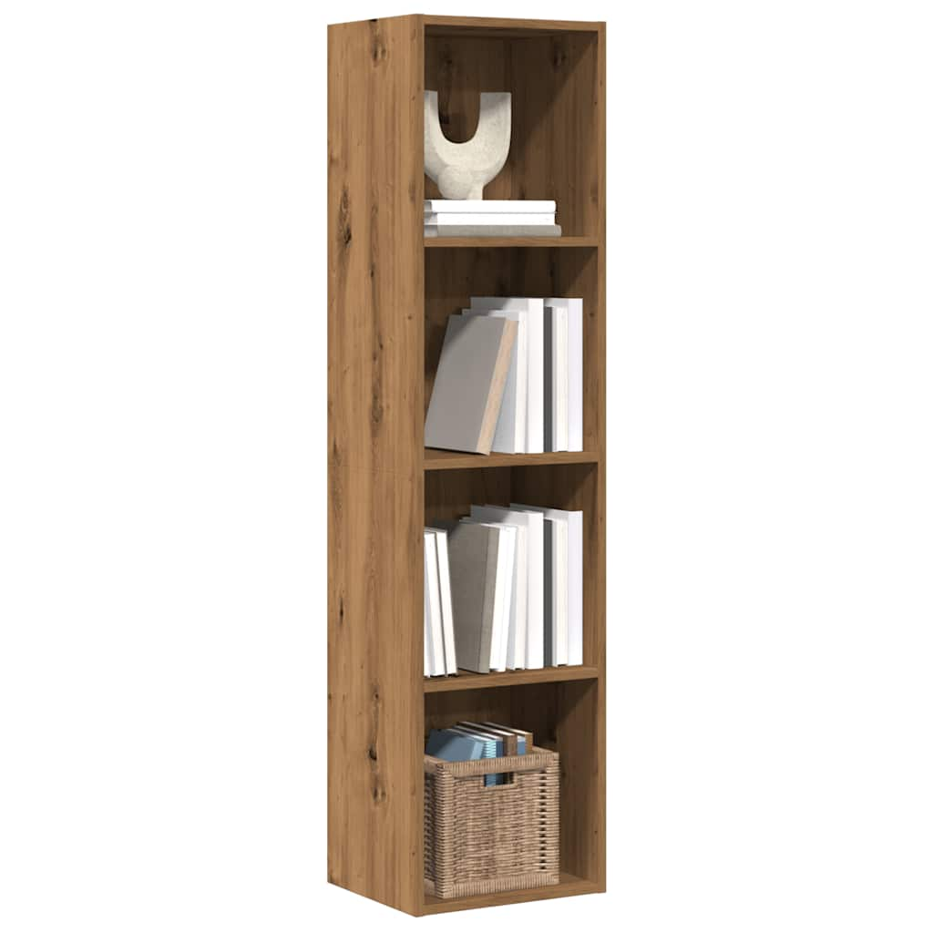 Book Cabinet/TV Cabinet Artisan Oak 36x30x143cm Engineered Wood