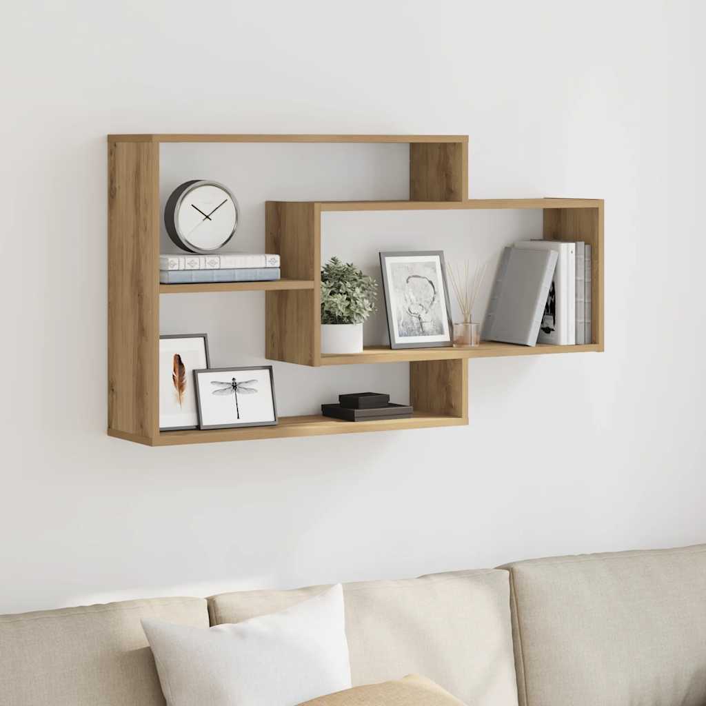 Wall Shelf Artisan Oak 104x20x58.5 cm Engineered Wood