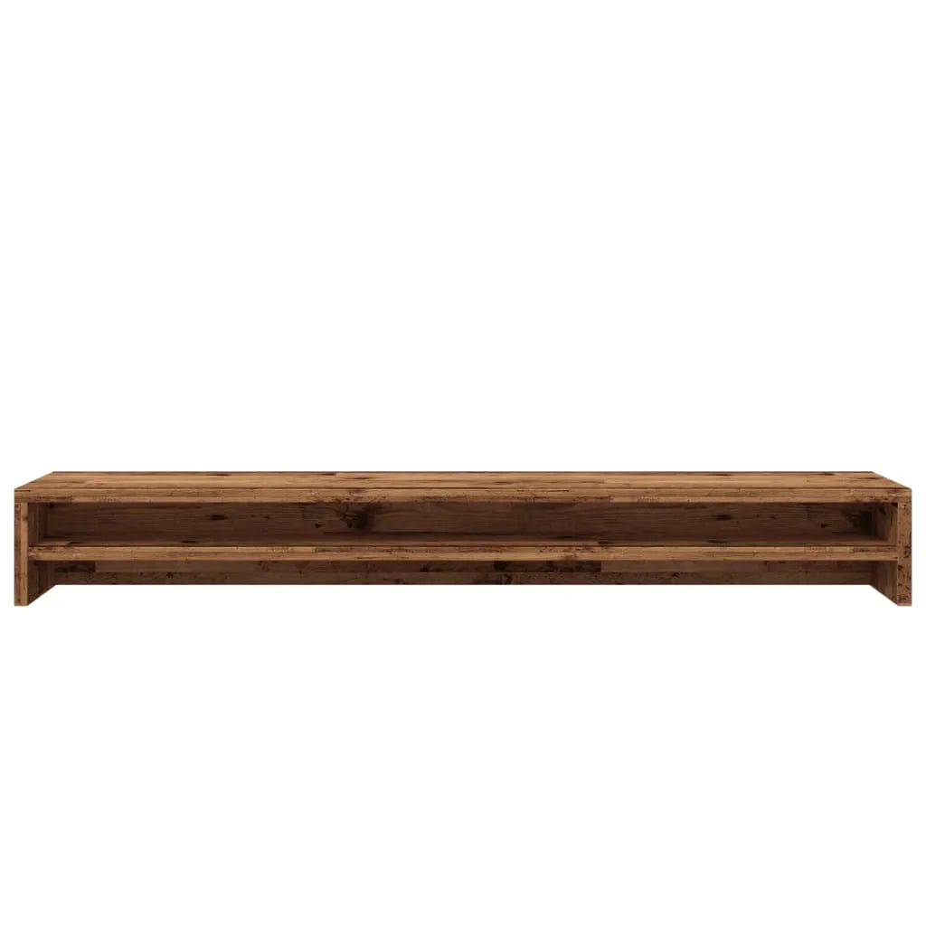 Monitor Stand Old Wood 100x24x13 cm Engineered Wood