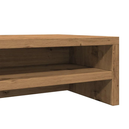 Monitor Stand Artisan Oak 100x24x13 cm Engineered Wood