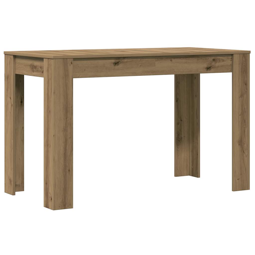 Dining Table Artisan Oak 120x60x76 cm Engineered Wood