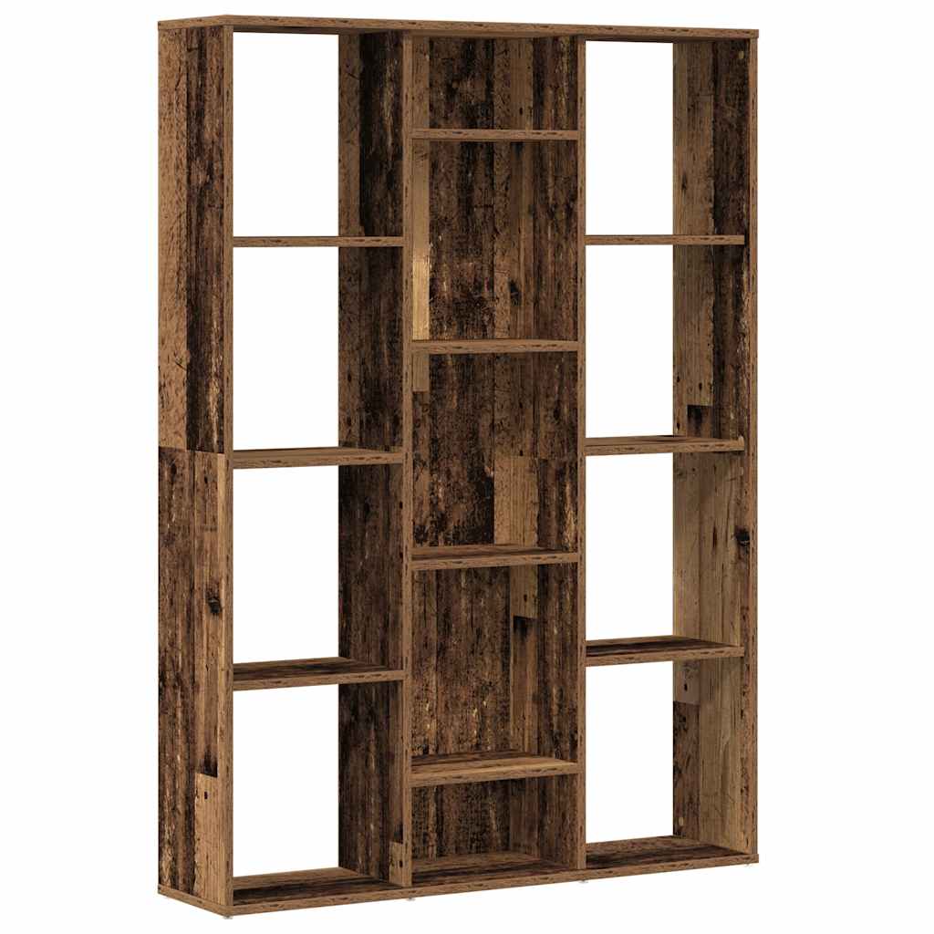 Room Divider/Book Cabinet Old Wood 100x24x140 cm Engineered Wood