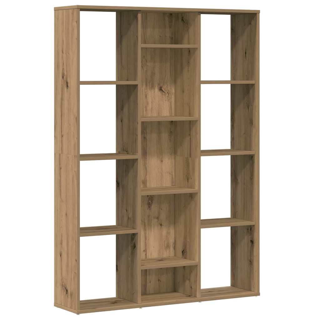 Room Divider/Book Cabinet Artisan Oak 100x24x140 cm Engineered Wood