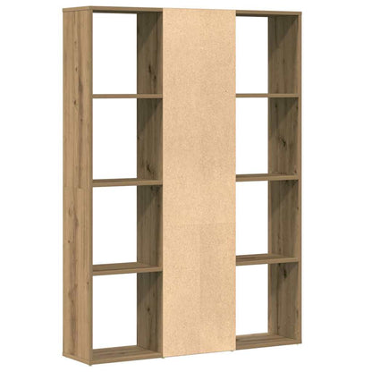 Room Divider/Book Cabinet Artisan Oak 100x24x140 cm Engineered Wood