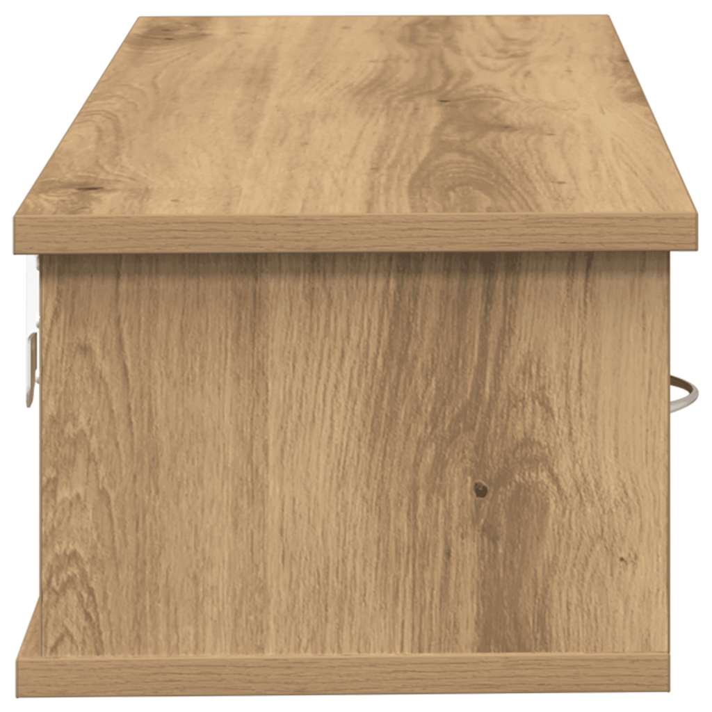 Wall Cabinet Artisian Oak 88x26x18.5 cm Engineered Wood