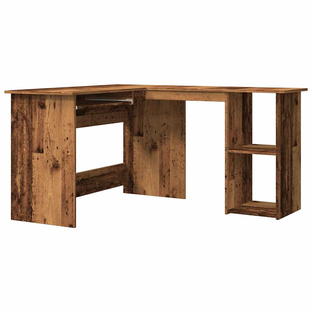 Corner Desk Old Wood 120x140x75 cm Engineered Wood