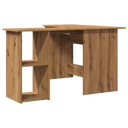 Corner Desk Artisan Oak 120x140x75 cm Engineered Wood