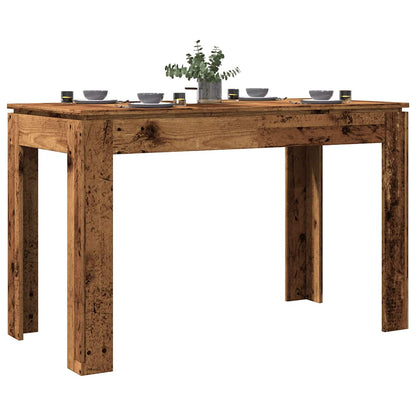 Dining Table Old Wood 120x60x76 cm Engineered Wood