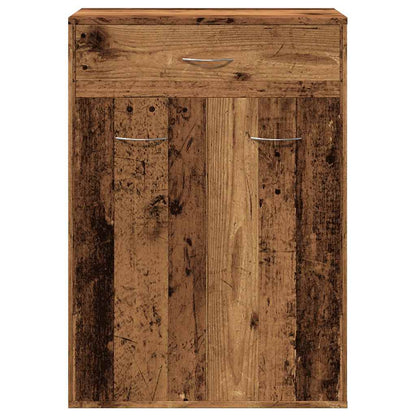 Shoe Cabinet Old Wood 60x35x84 cm Engineered Wood