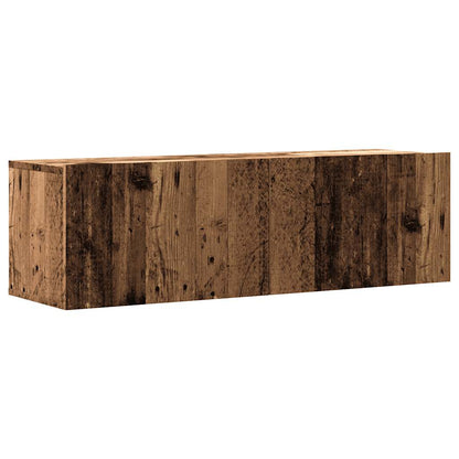 Wall Mounted TV Cabinet Old Wood 100x30x30 cm Engineered Wood