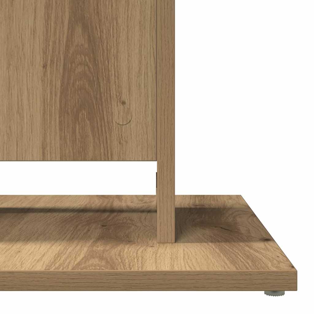 Bistro Table Artisan Oak 60x60x75 cm Engineered Wood