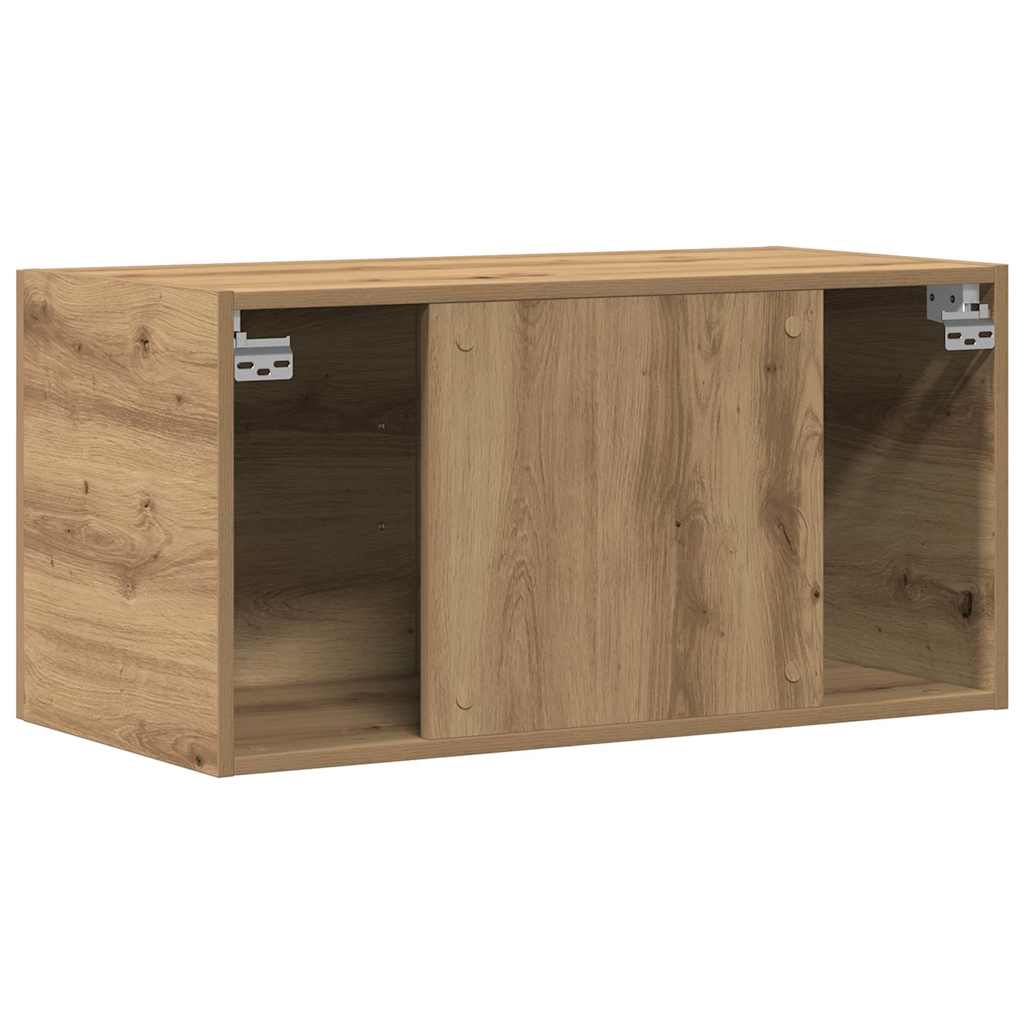 Wall Cabinet Artisan Oak 80x39x40 cm Engineered Wood