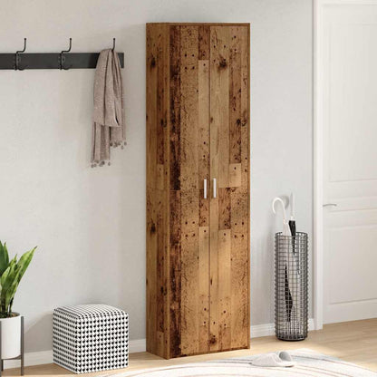 Hallway Wardrobe Old Wood 55x25x189 cm Engineered Wood