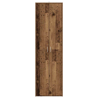 Hallway Wardrobe Old Wood 55x25x189 cm Engineered Wood