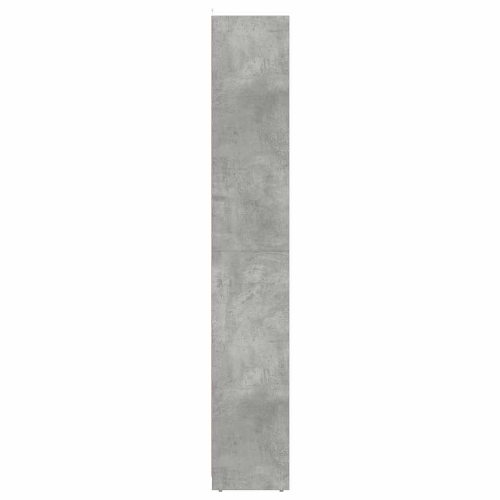 Bathroom Cabinet Concrete Grey 30x30x183.5 cm Engineered Wood