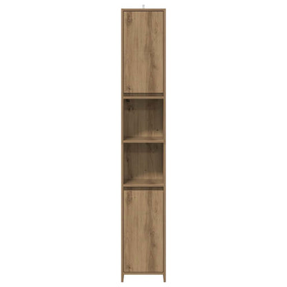 Bathroom Cabinet Artisan Oak 30x30x183.5 cm Engineered Wood