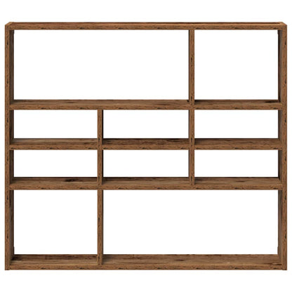 Wall Shelf Old Wood 90x16x78 cm Engineered Wood