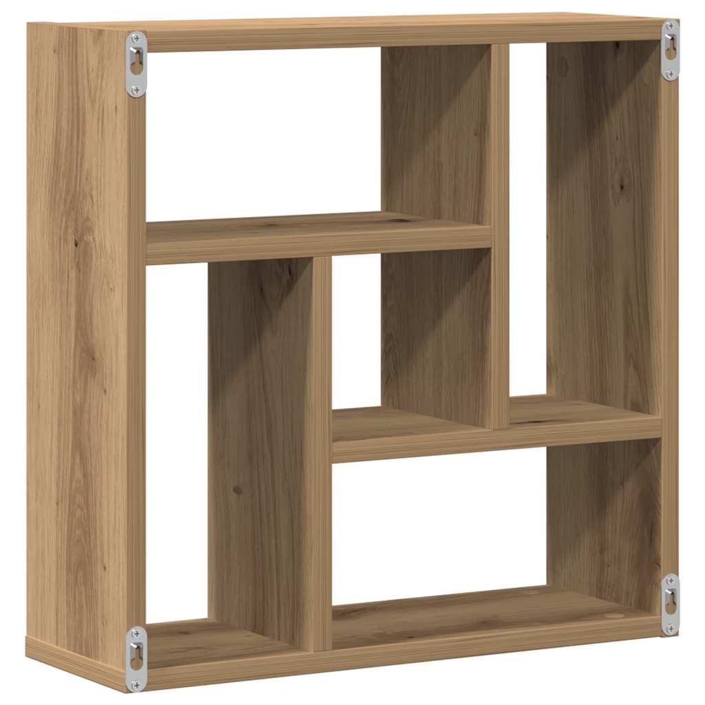 Wall Shelf Artisan Oak 45x16x45 cm Engineered Wood