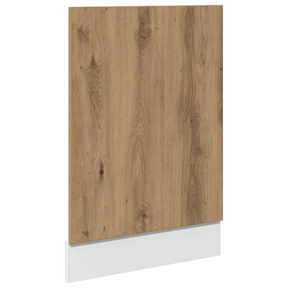 Dishwasher Panel Artisian Oak 45x3x67 cm Engineered Wood