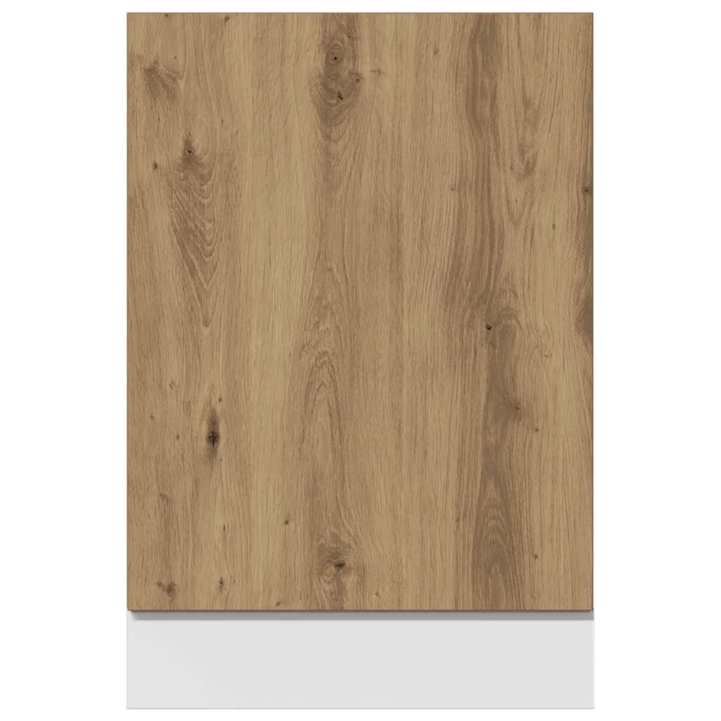 Dishwasher Panel Artisian Oak 45x3x67 cm Engineered Wood