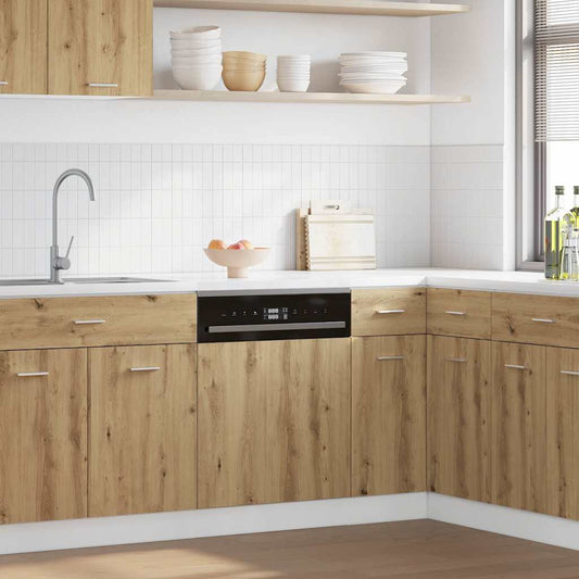 Dishwasher Panel Artisian Oak 45x3x67 cm Engineered Wood