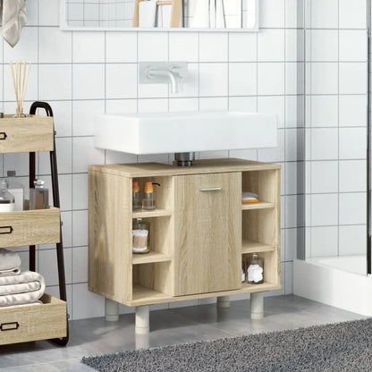 Bathroom Cabinet Sonoma Oak 60x32x53.5 cm Engineered Wood