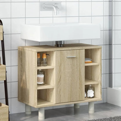 Bathroom Cabinet Sonoma Oak 60x32x53.5 cm Engineered Wood