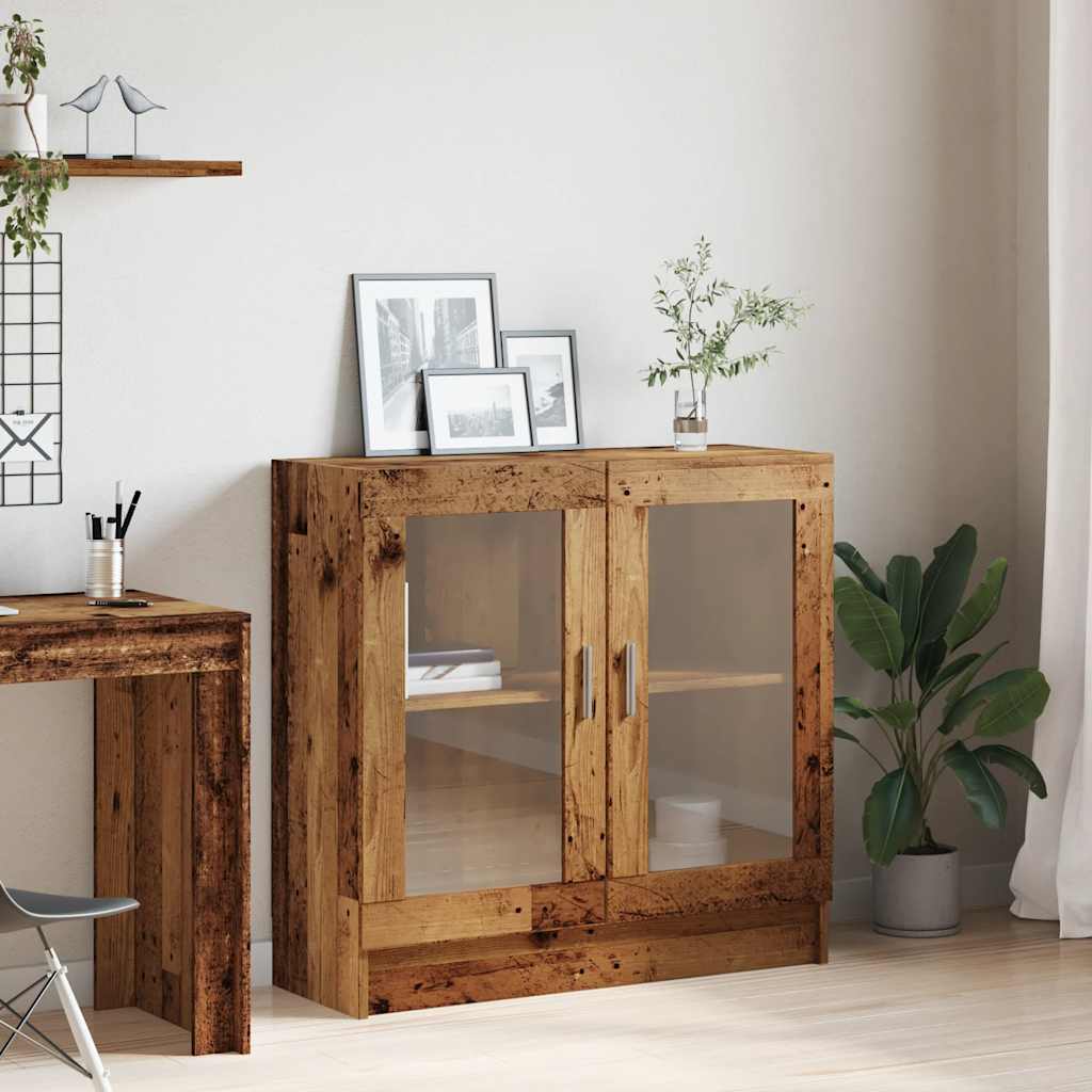 Book Cabinet Old Wood 82.5x30.5x80 cm Engineered Wood