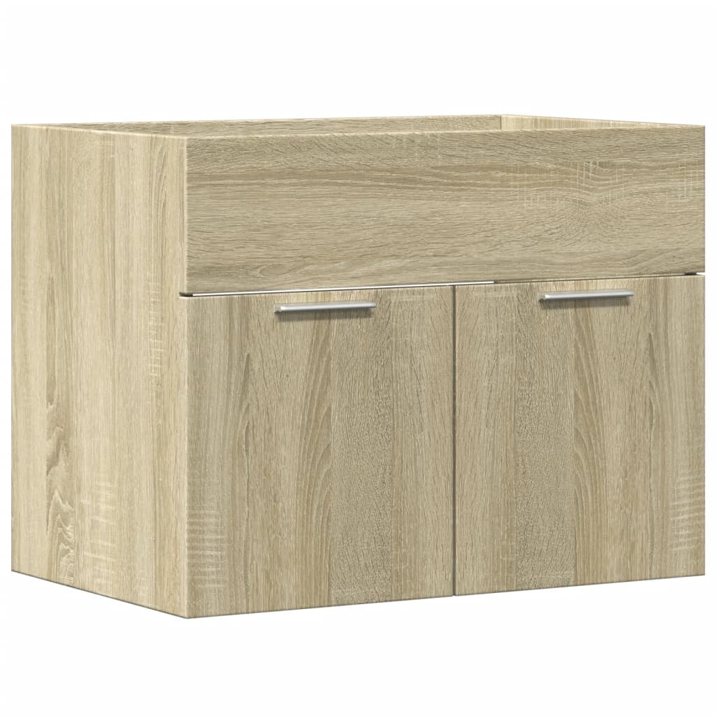 Sink Cabinet Sonoma Oak 60x38.5x46 cm Engineered Wood