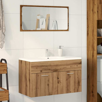 Bathroom Sink Cabinet Artisan Oak 80x38.5x46 cm Engineered Wood