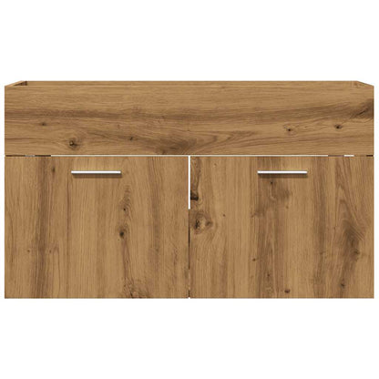 Bathroom Sink Cabinet Artisan Oak 80x38.5x46 cm Engineered Wood