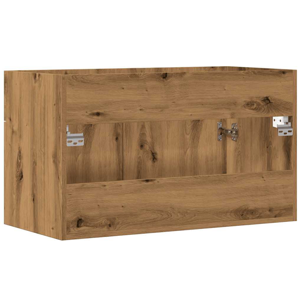 Bathroom Sink Cabinet Artisan Oak 80x38.5x46 cm Engineered Wood