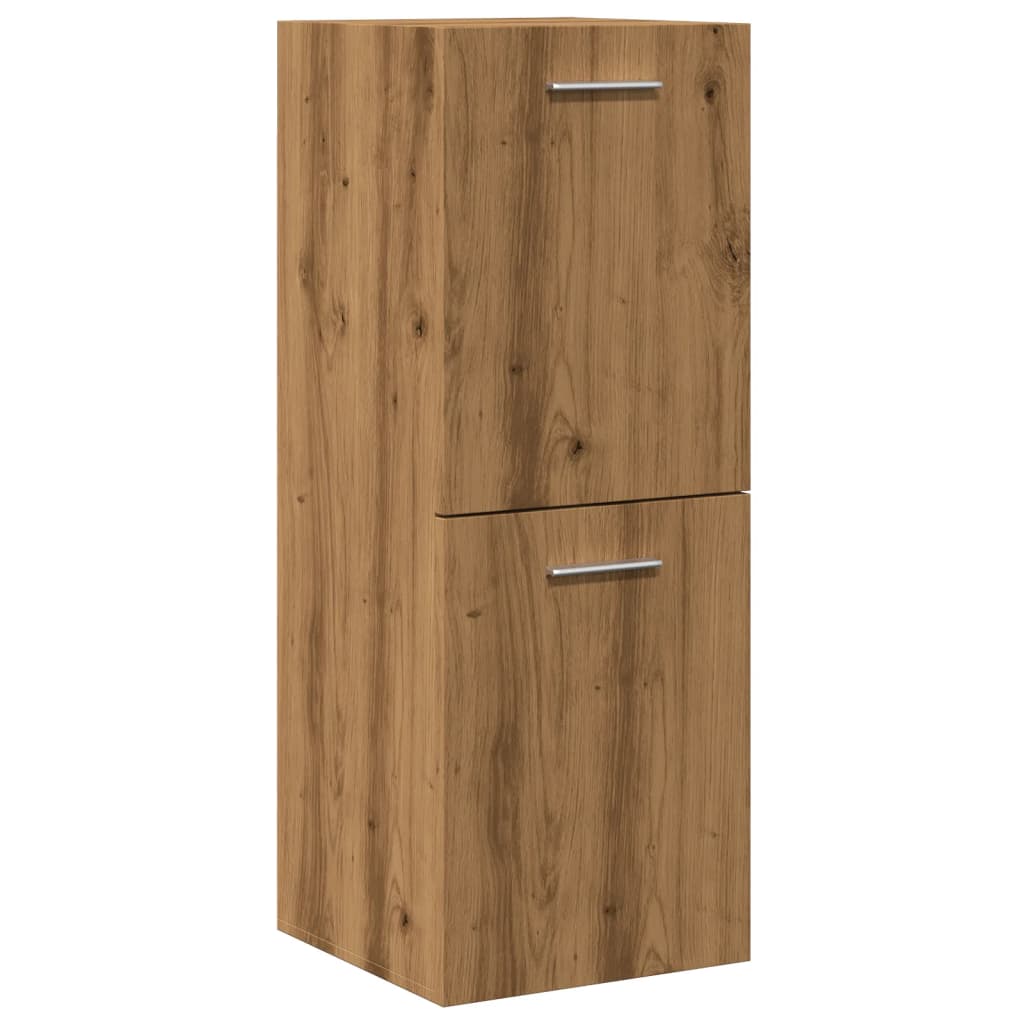 Bathroom Hanging Cabinet Artisian Oak 30x30x80 cm Engineered Wood