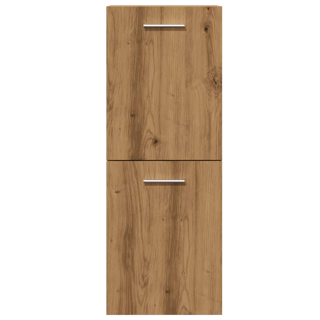 Bathroom Hanging Cabinet Artisian Oak 30x30x80 cm Engineered Wood