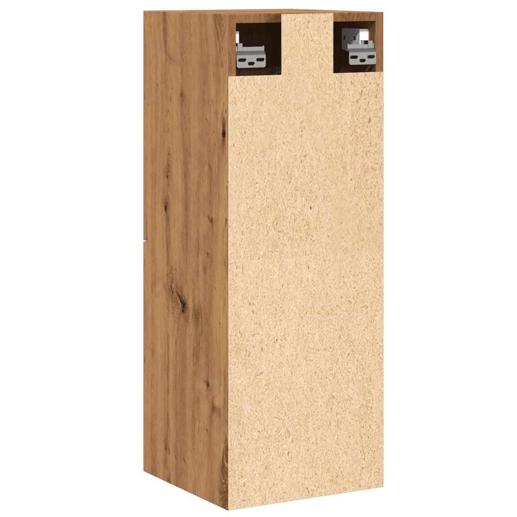 Bathroom Hanging Cabinet Artisian Oak 30x30x80 cm Engineered Wood