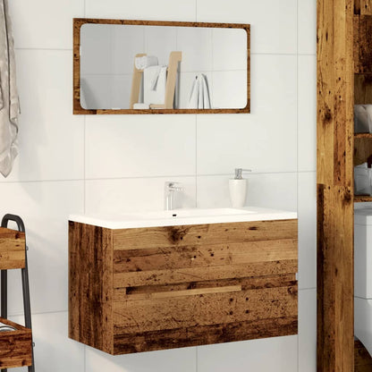 Bathroom Hanging Cabinet Old Wood 80x38.5x45 cm Engineered Wood