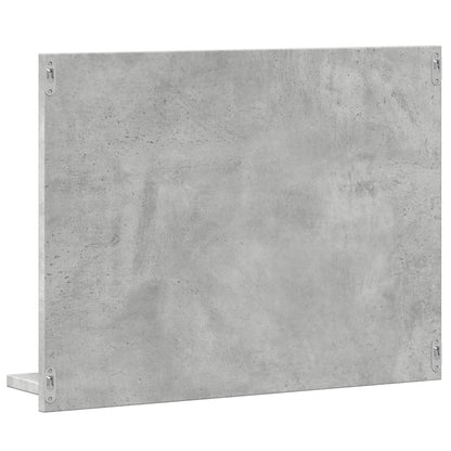 Bathroom Mirror Cabinet Concrete Grey 60x10.5x45 cm