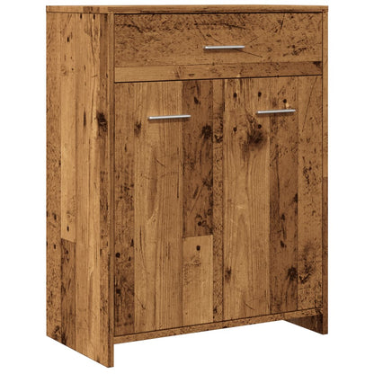 Bathroom Cabinet Old Wood 60x33x80 cm Engineered Wood