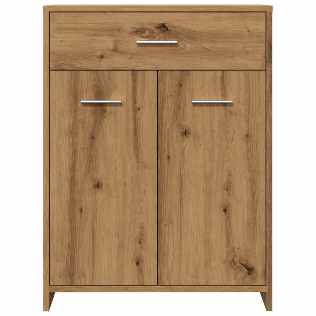 Bathroom Cabinet Artisan Oak 60x33x80 cm Engineered Wood