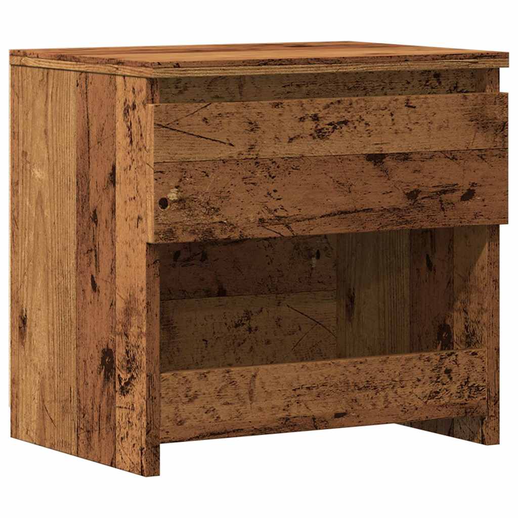 Bedside Cabinet Old Wood 40x30x39 cm Engineered Wood